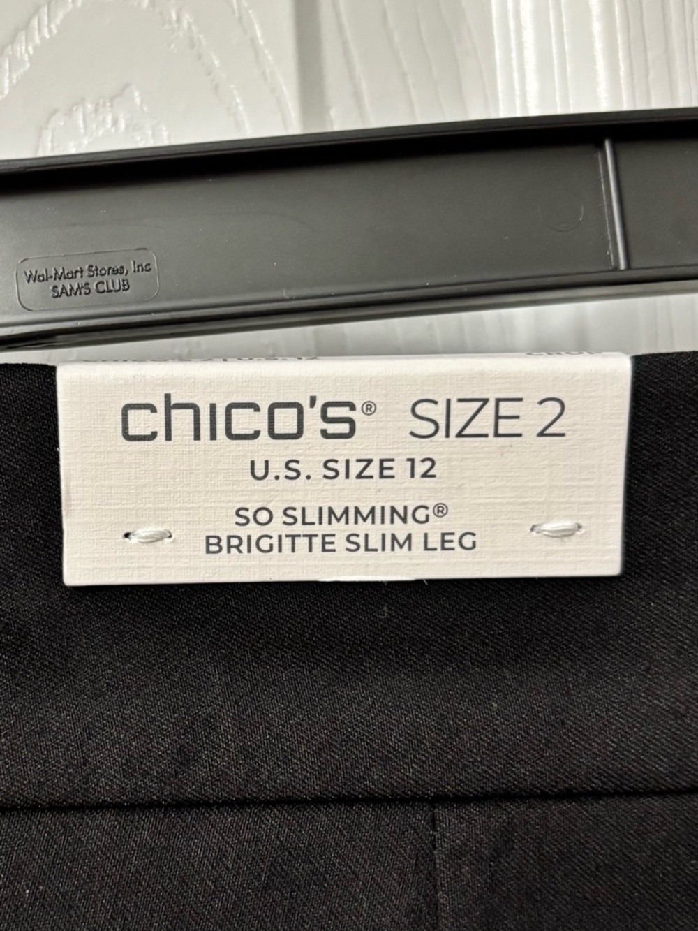 NWT Chico’s So Slimming Crop Brigitte Slim Leg Black Women’s Size 12 Chicos 2 - Picture 6 of 7